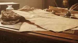 Vintage Burned Age Papers