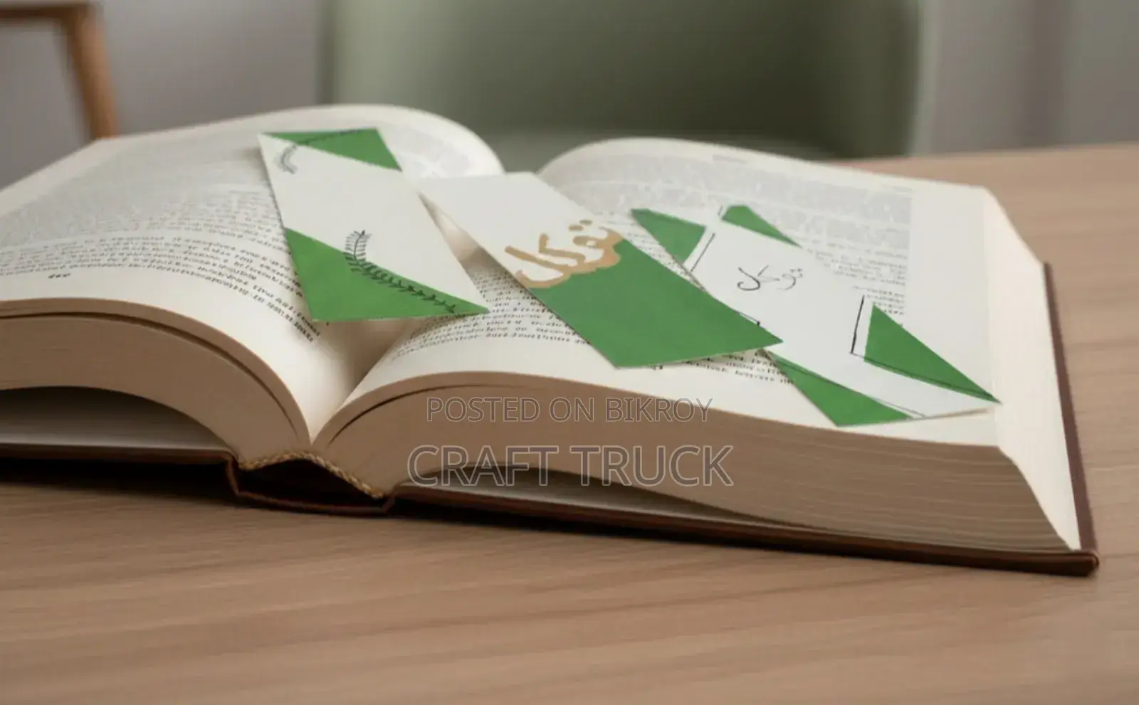 Handpainted Islamic Style Bookmarks
