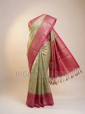 Mint Blossom Premium Silk Saree