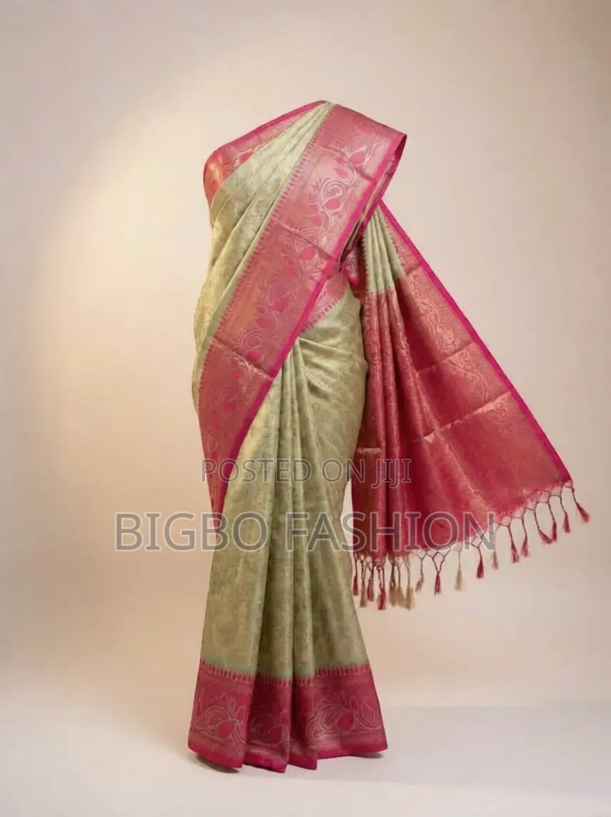 Mint Blossom Premium Silk Saree