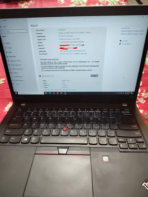 Laptop Lenovo ThinkPad T490s 16GB Intel Core I5 SSD 256GB