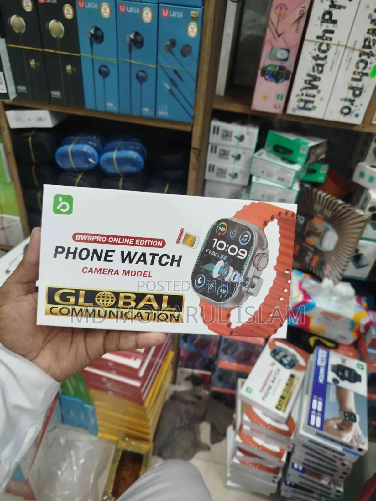 Bw9 Pro Online Edition 4g Sim Card Supported Smart Watch.