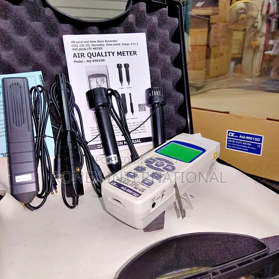 Lutron Aq-9901sd 6 in 1 Air Quality Meter