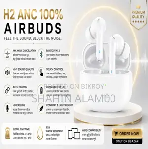 Airpods H2 100% Anc Active Noise