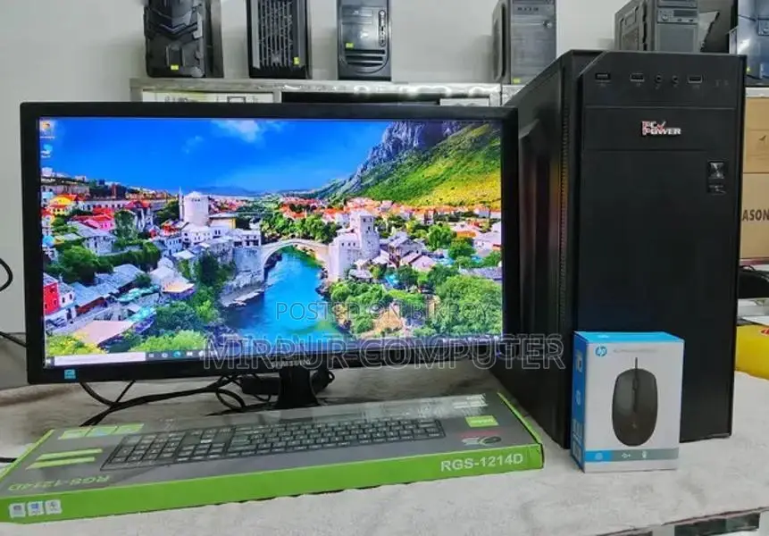 কম্পিউটার সাদা মনিটরCore I7 4th Gen+22 Led Borderlessssd 256gb 16gb