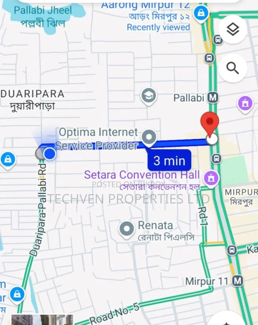 @Mirpur 11.5 beside Extension Pallabi 2nd Gate, Doyaripara1375sft Flat