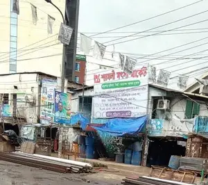 Running Market for Sale on 12 Katha Land at Kawran Bazar Avenue Road
