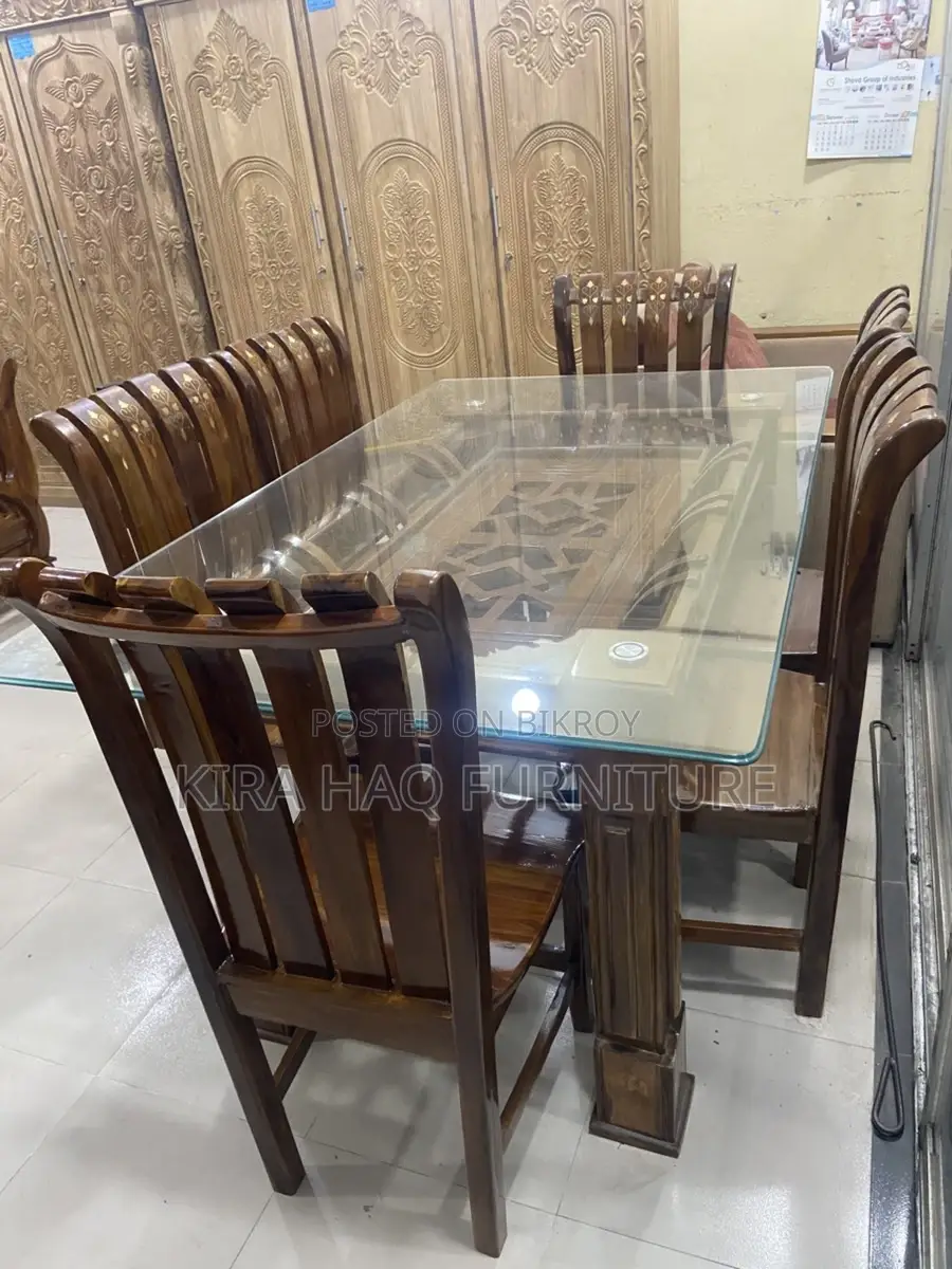 এক বছরের EMI তে 15% Discount এ সেগুন কাঠের ডাইনিং সেট