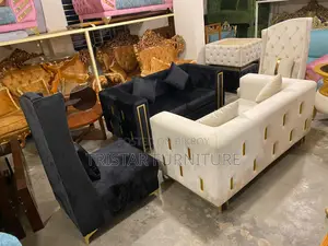 বিলাসবহুল সিক্স সিটার সোফা সেট SL286F