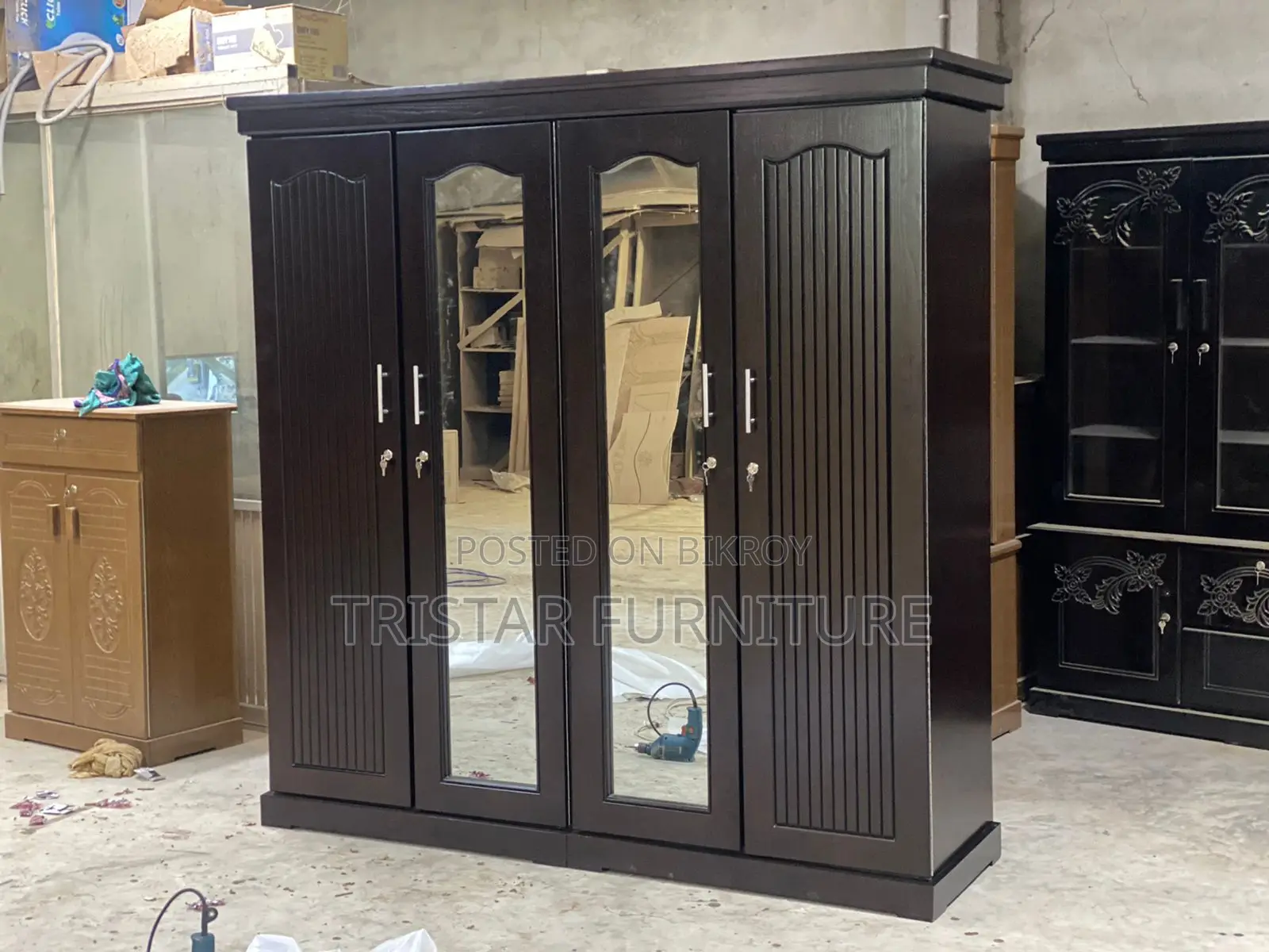 Almirah with four door design for modern living
