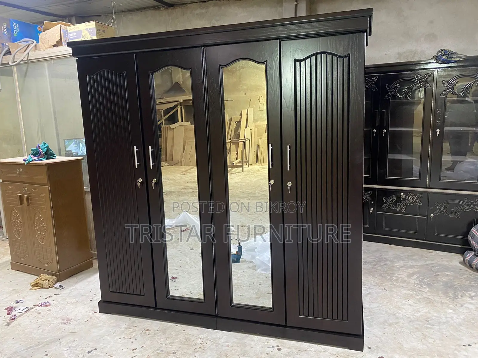 Almirah with four door design for modern living