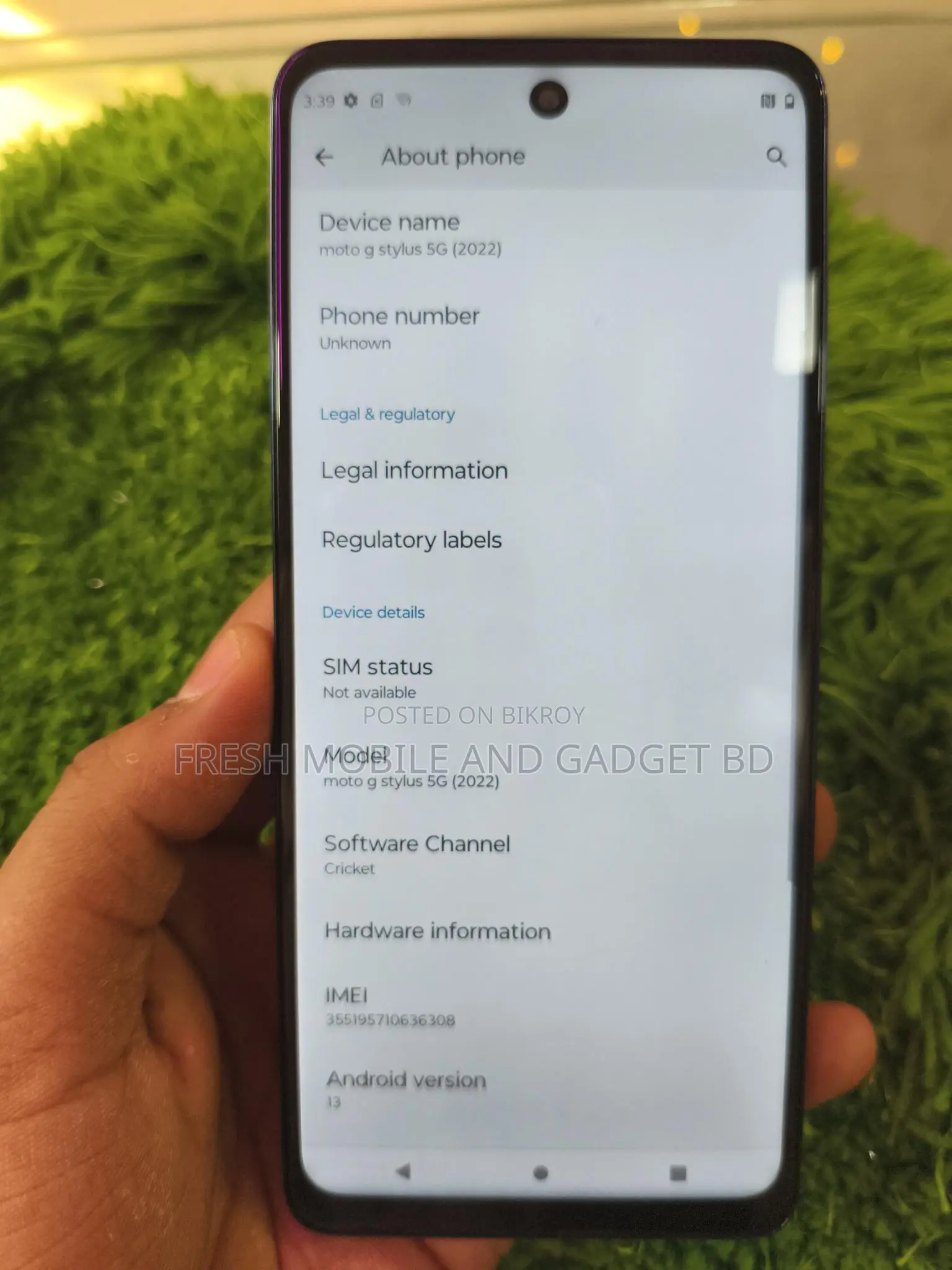 Motorola GStylus 5G 4/128 (New)