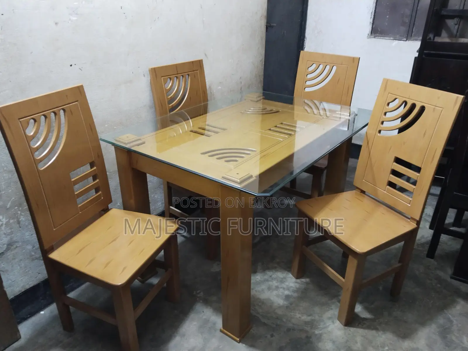 ডাইনিং সেট ৪ চেয়ার। মডেল ৬১৮৪