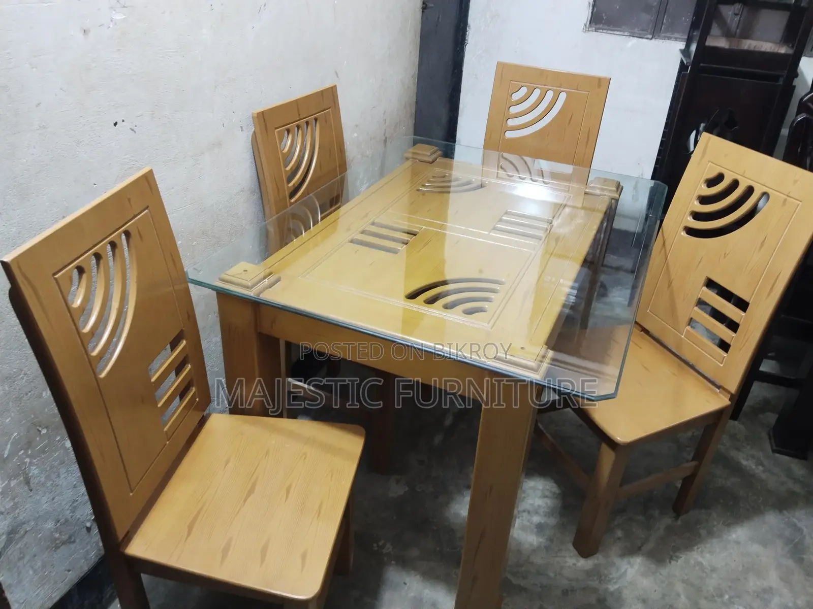 ডাইনিং সেট ৪ চেয়ার। মডেল ৬১৮৪