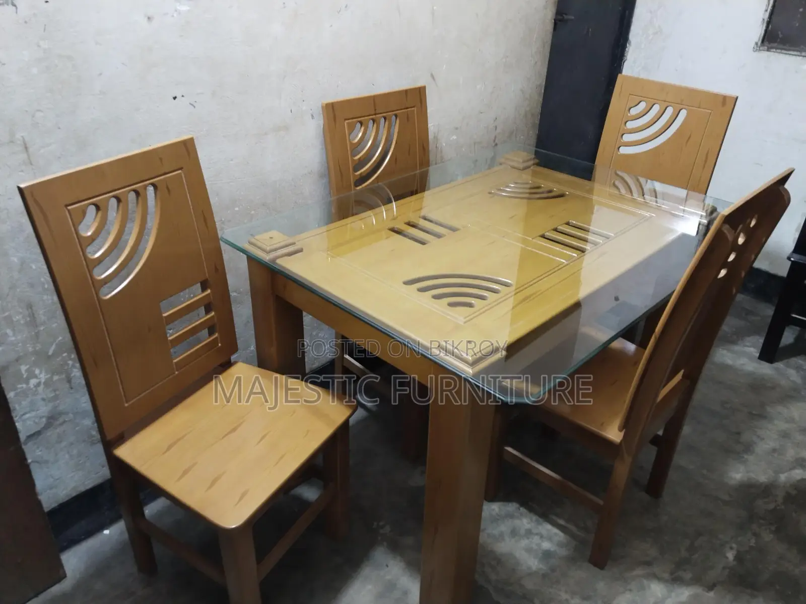 ডাইনিং সেট ৪ চেয়ার। মডেল ৬১৮৪