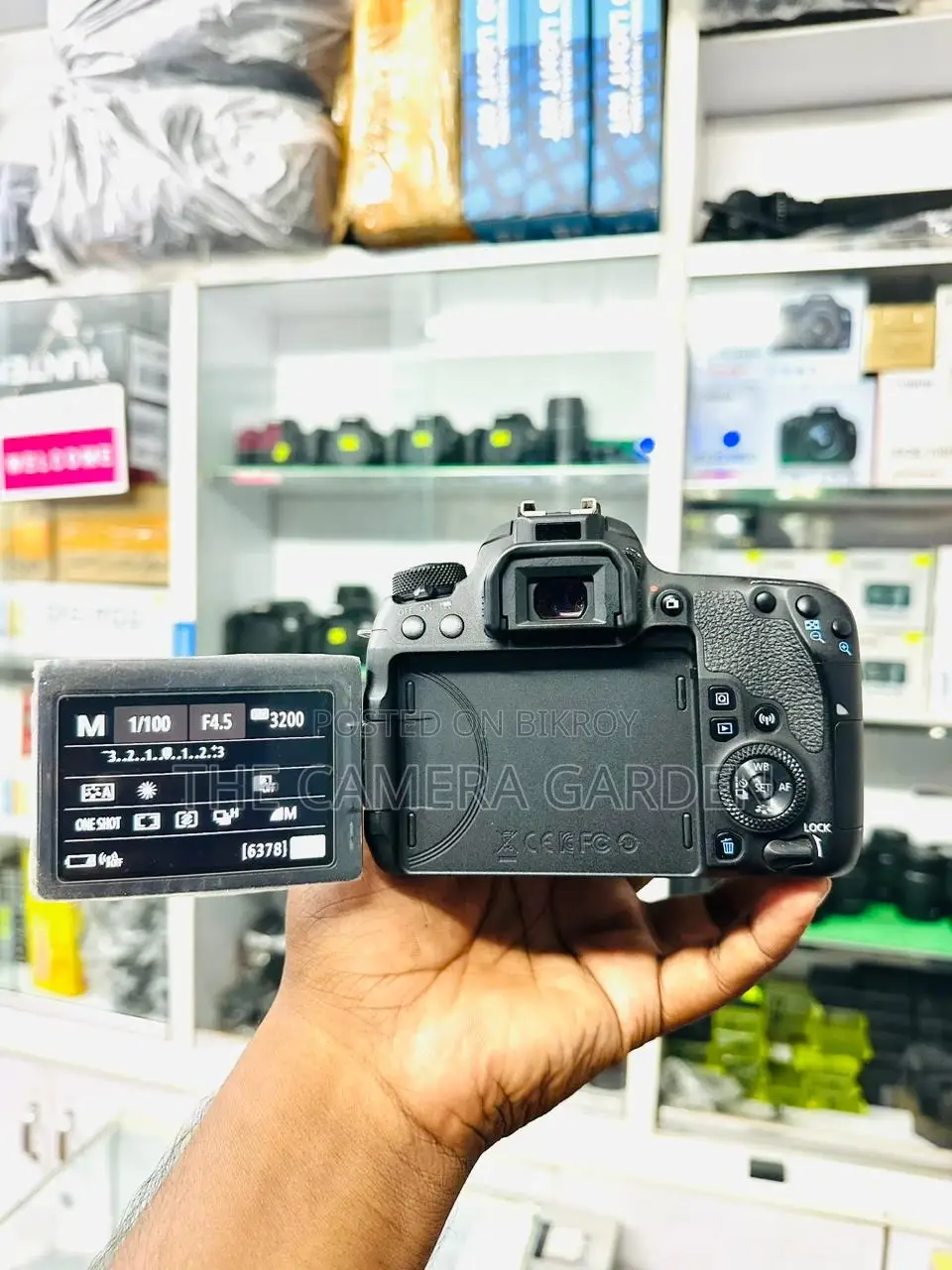 Canon 77d body with 18 55mm stm lens