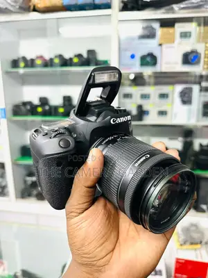 Canon 77d body with 18 55mm stm lens