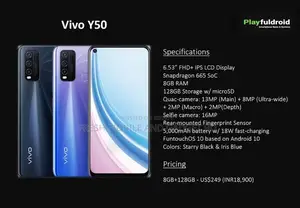 Vivo Y50 8/128 (Brand New)