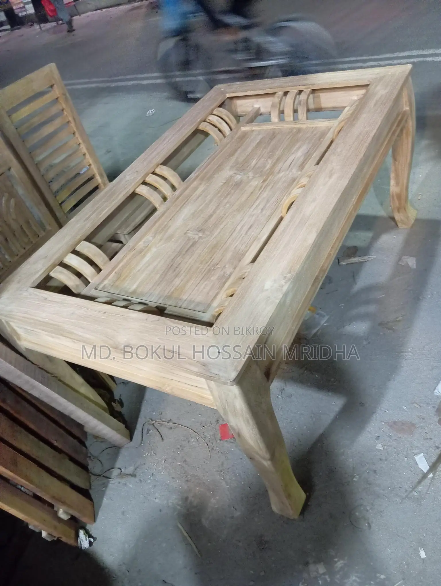 Authentic Chittagong Segun Wood Dining Table