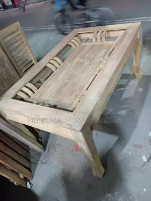 Authentic Chittagong Segun Wood Dining Table