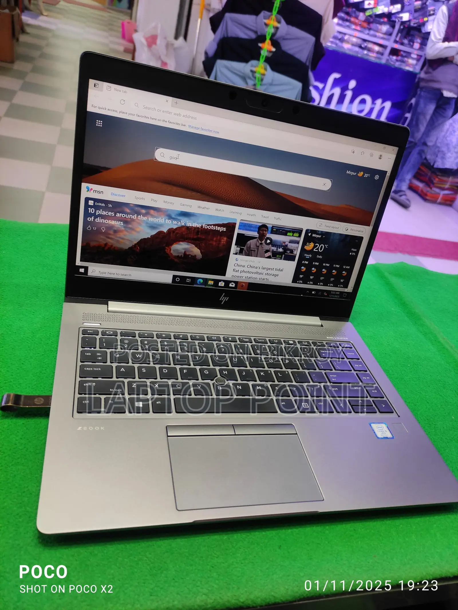 HP Zbook 14u G6 i5 8gen: Touch 16/256