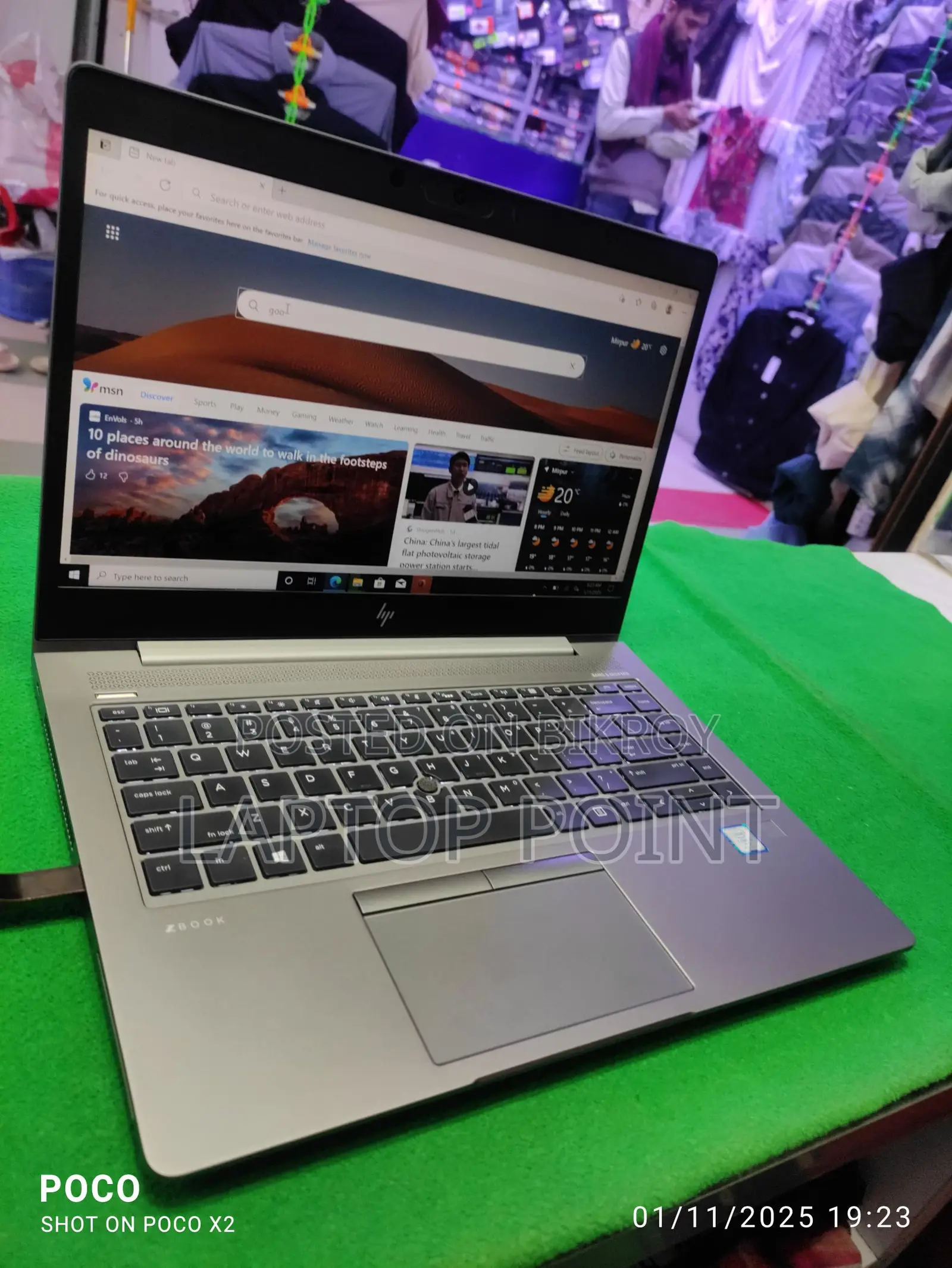 HP Zbook 14u G6 i5 8gen: Touch 16/256