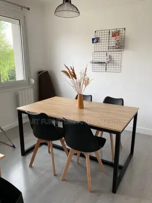Iron Dining Table & Chair - 38