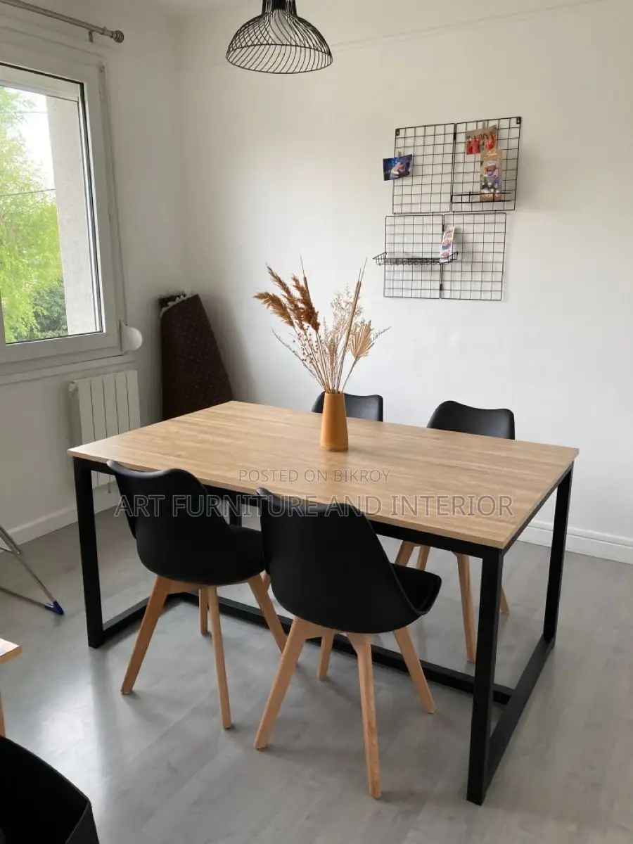 Iron Dining Table & Chair - 38