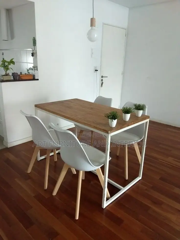 Iron Dining Table & Chair - 38