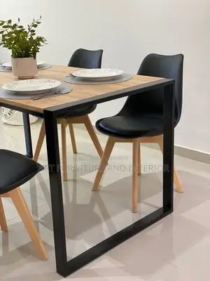 Iron Dining Table & Chair - 38