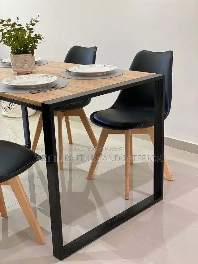 Iron Dining Table & Chair - 38