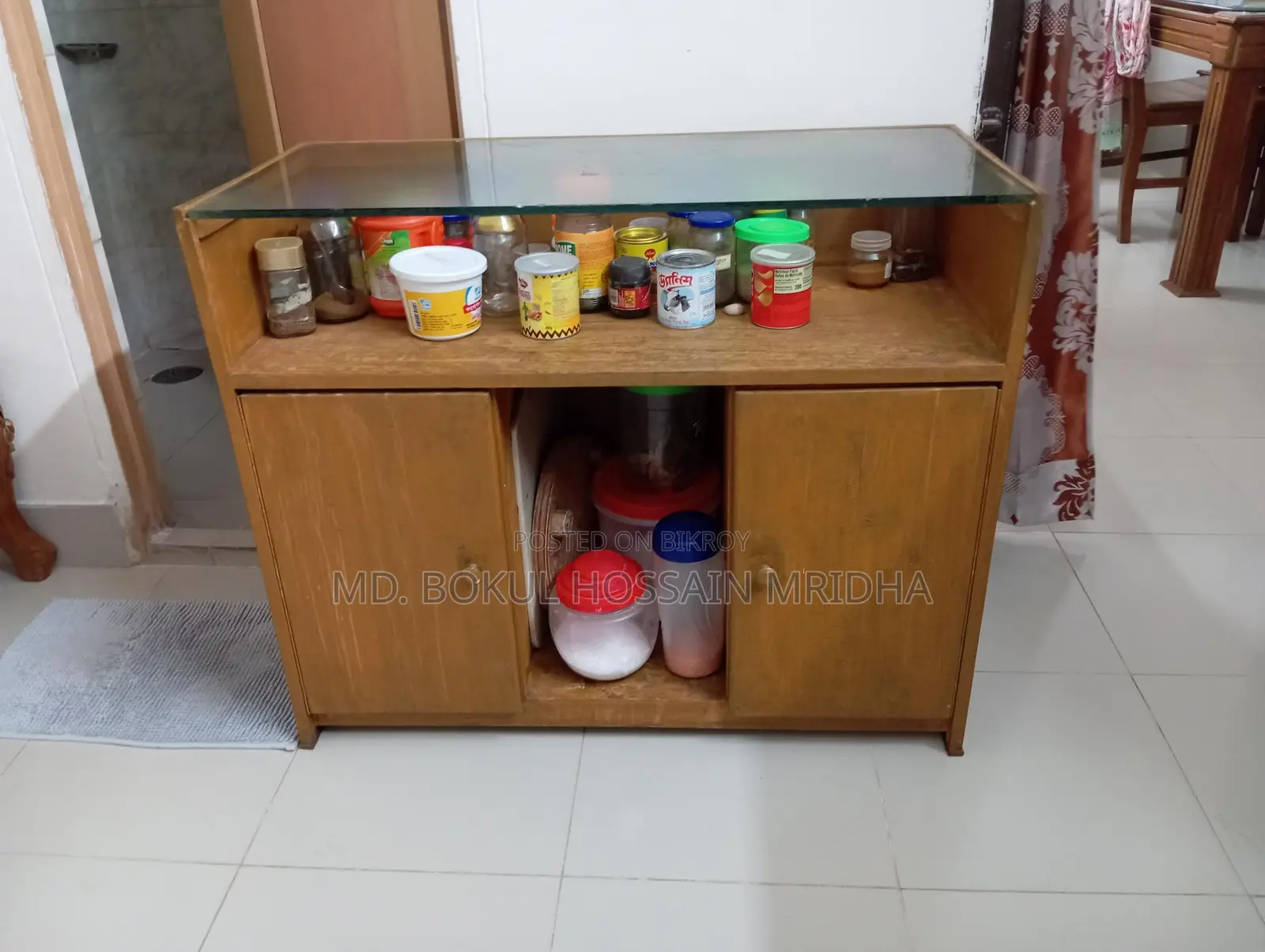 Kitchen box, all Gamari wood.