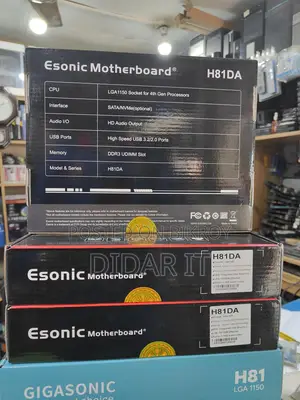Esonic H81DA Motherboard With 01 Year Warranty