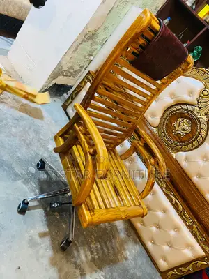 Wooden Swivel Chair