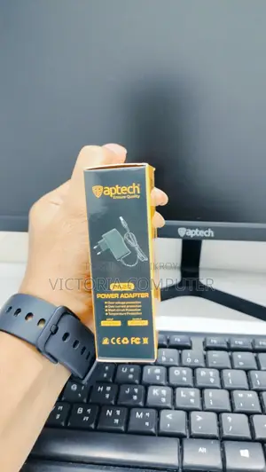 ✅ Aptech PA20 – ১২ ভোল্ট ১ অ্যাম্পিয়ার পাওয়ার অ্যাডাপ্টার (অরিজিনাল)