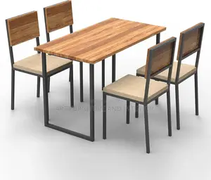 Iron Dining Table & Chair - 58