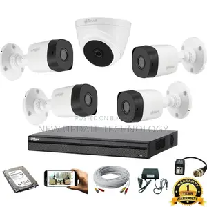 Dahua 4-Pcs 2-MP Full Color & Audio Camera CCTV Package