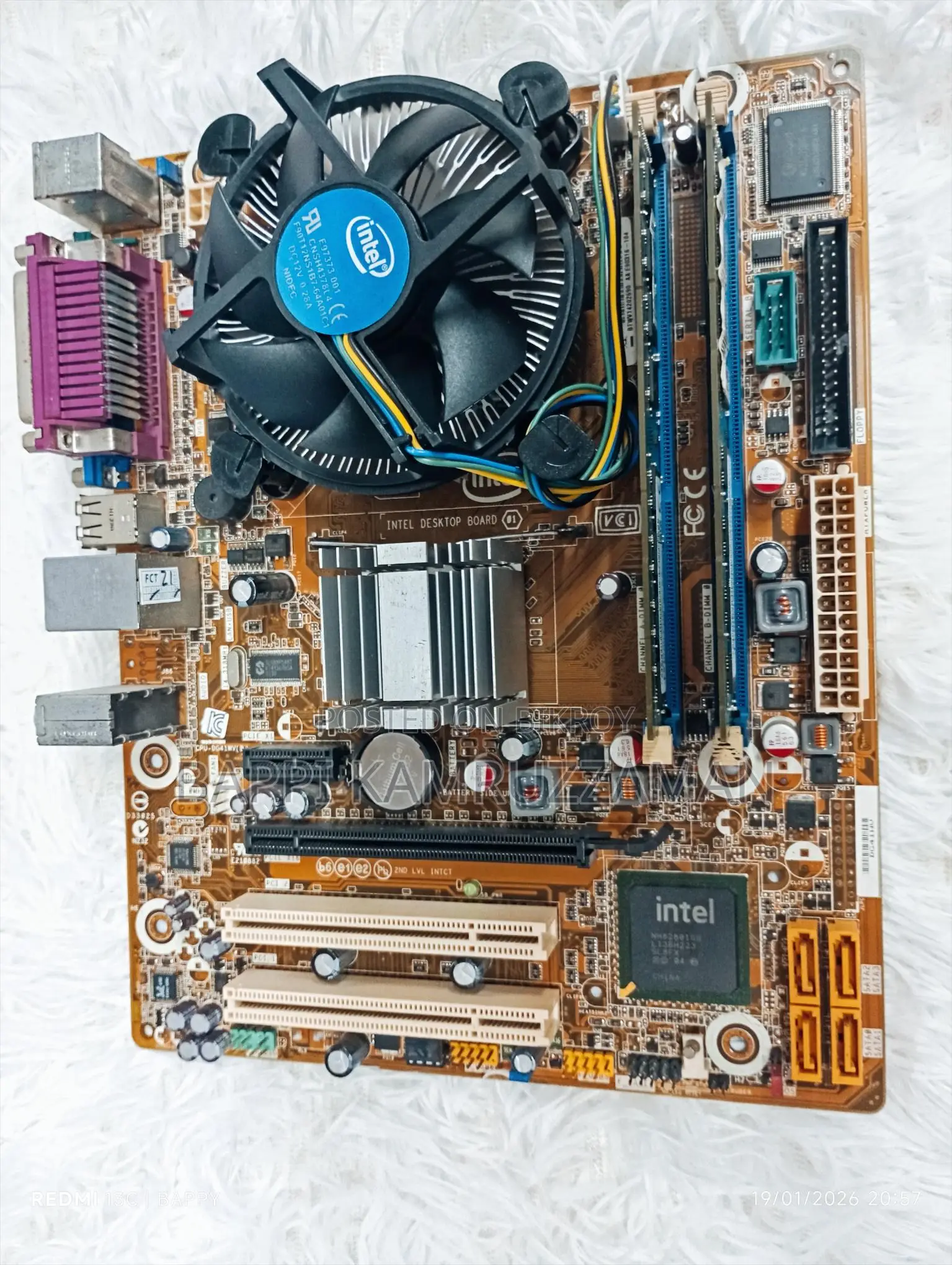 41 Motherboard+Processor+RAM+Cooler= Combo Package=2200