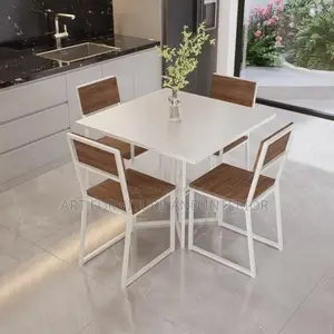 Iron Dining Table & Chair - 55