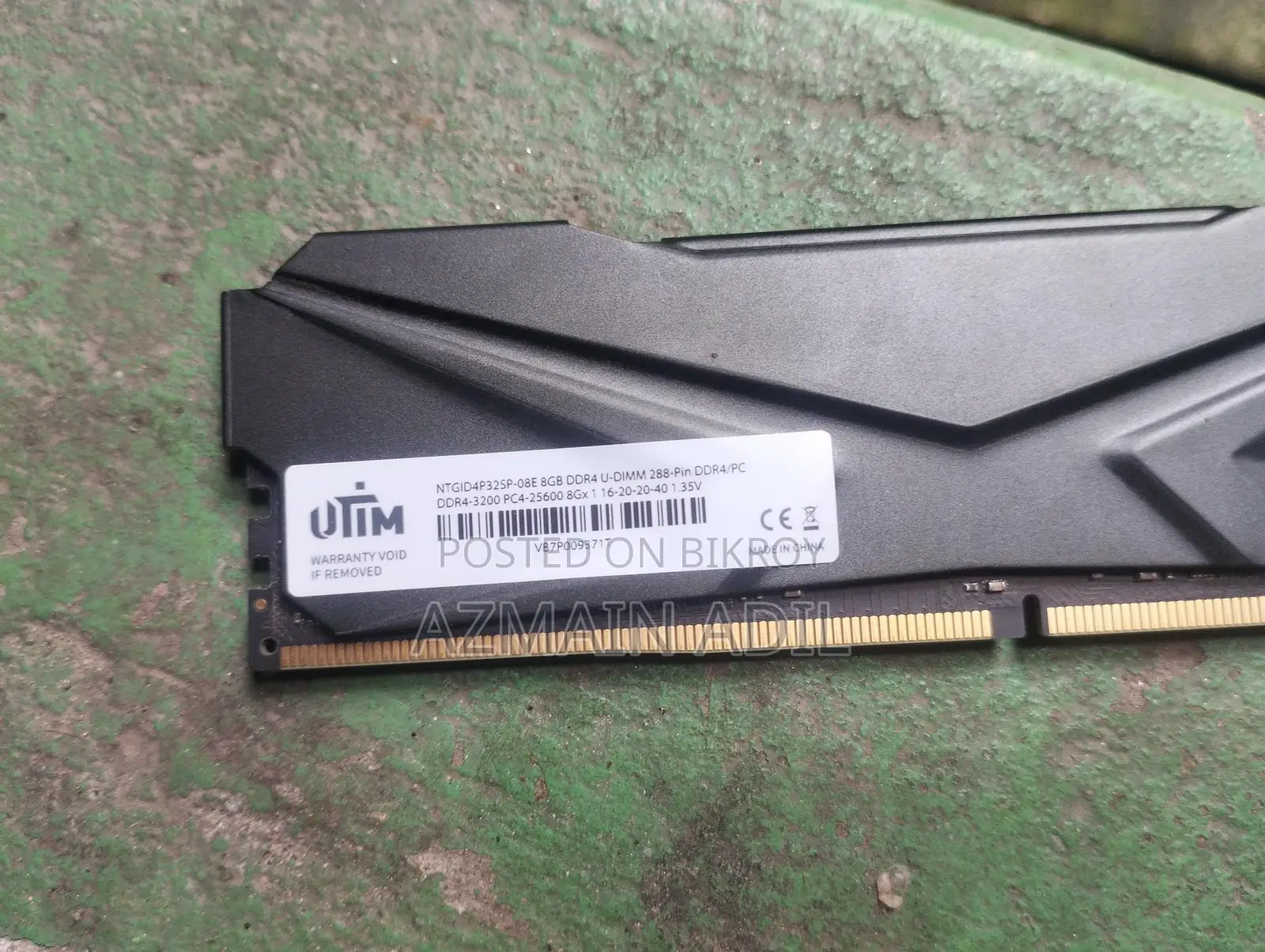 U-dimm Ddr4 8gb Ram 3200mhz