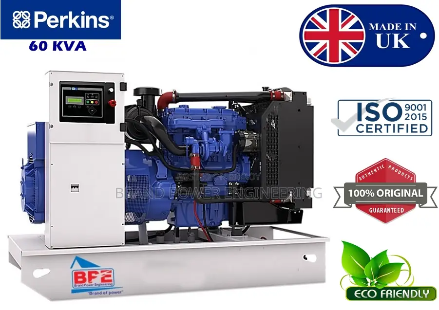 Perkins UK 60 kVA / 48 kW Diesel Generator-Best Price