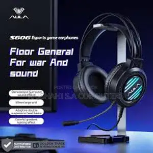 Ramadan Offer: Aula S606 RGB Wired Black Over-Ear Gaming Headphone