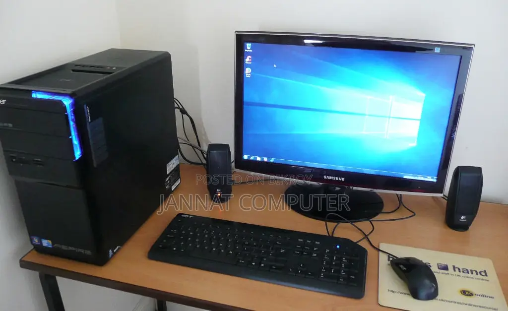 বিশাল অফার Core 2Dou+250GB+4GB+Samsung 19''LED