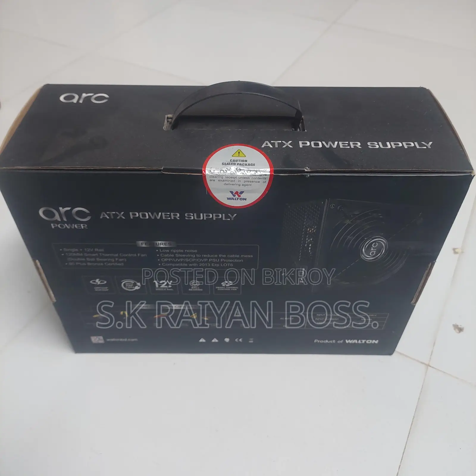 Arc POWER 80+ BRONZE ATX PSU