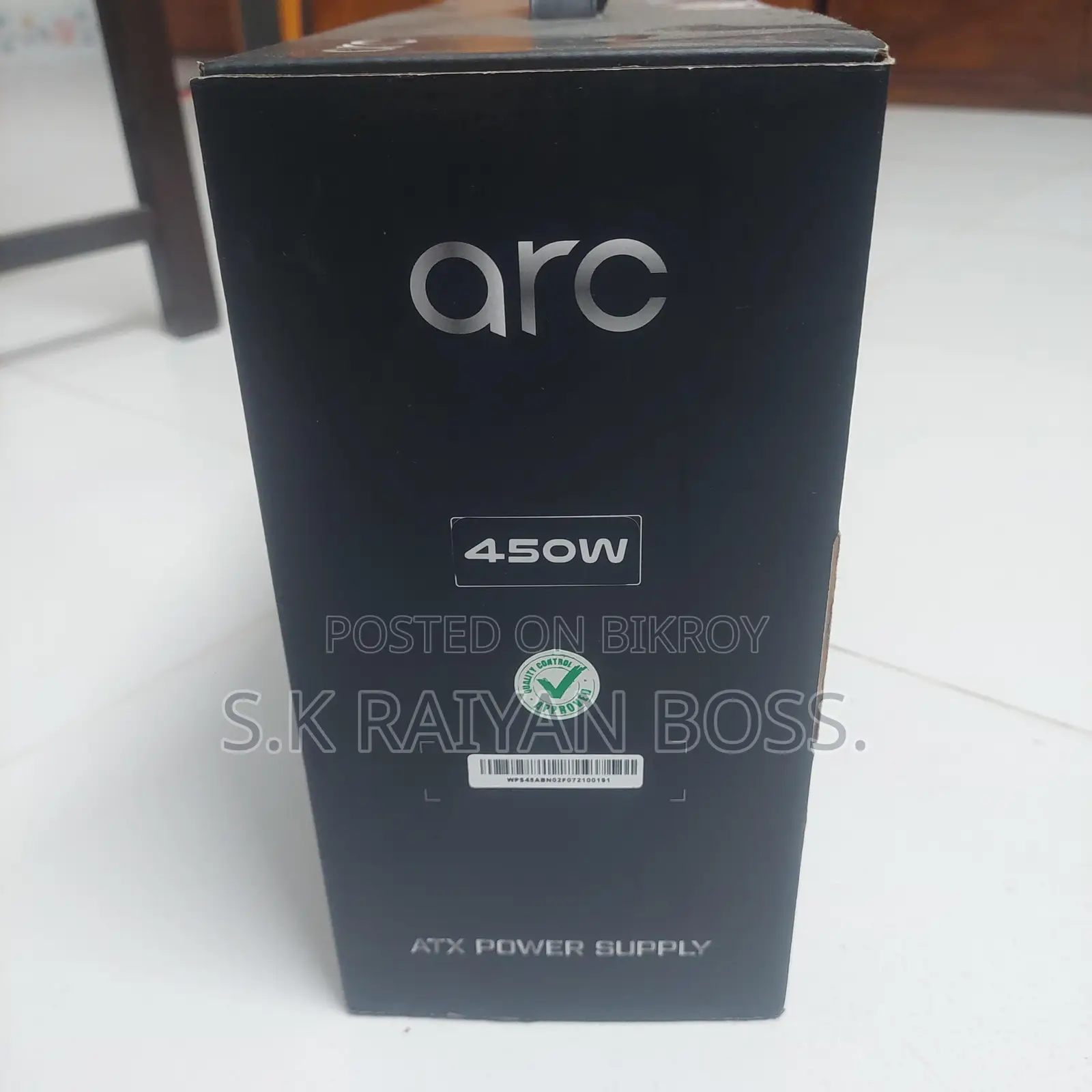 Arc POWER 80+ BRONZE ATX PSU