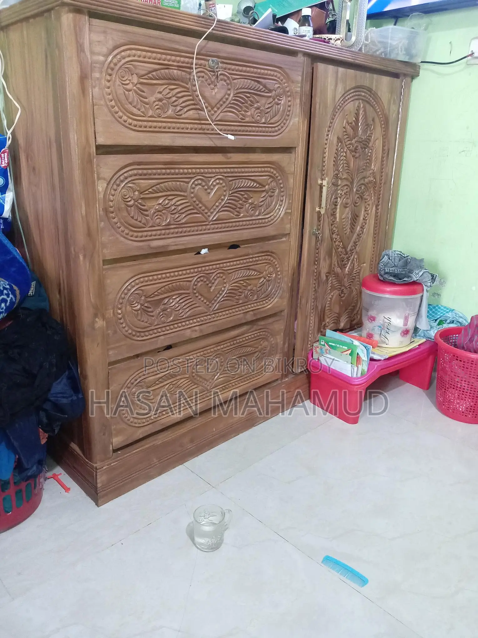 সেগুন কাঠের ওয়ারড্রব