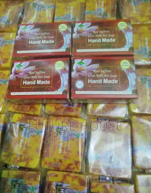 Saffron Handmade Goat Milk Cleanser 100gm