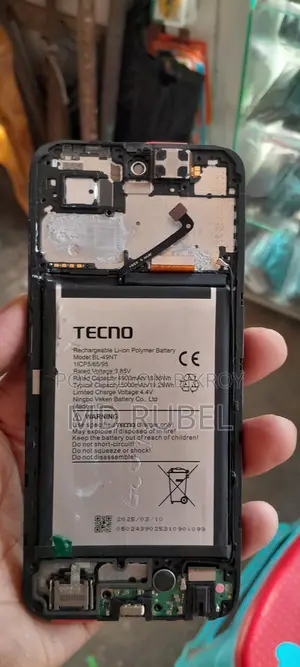 Tecno Spark Go 1 Display Battery Logic Middle Part Casing