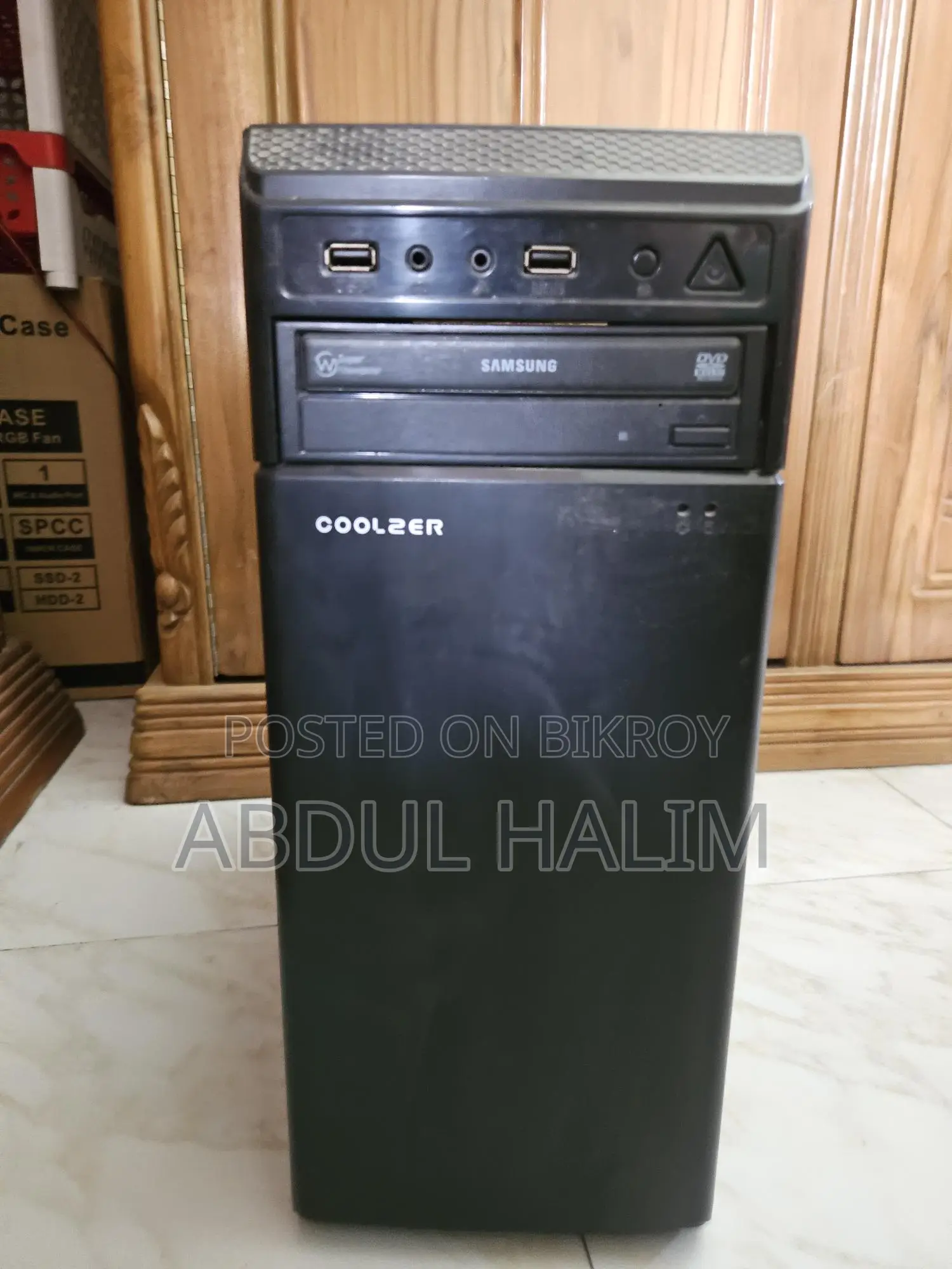 পিসি কেসিং উইথ ডিভিডি প্লেয়ার কম্বো