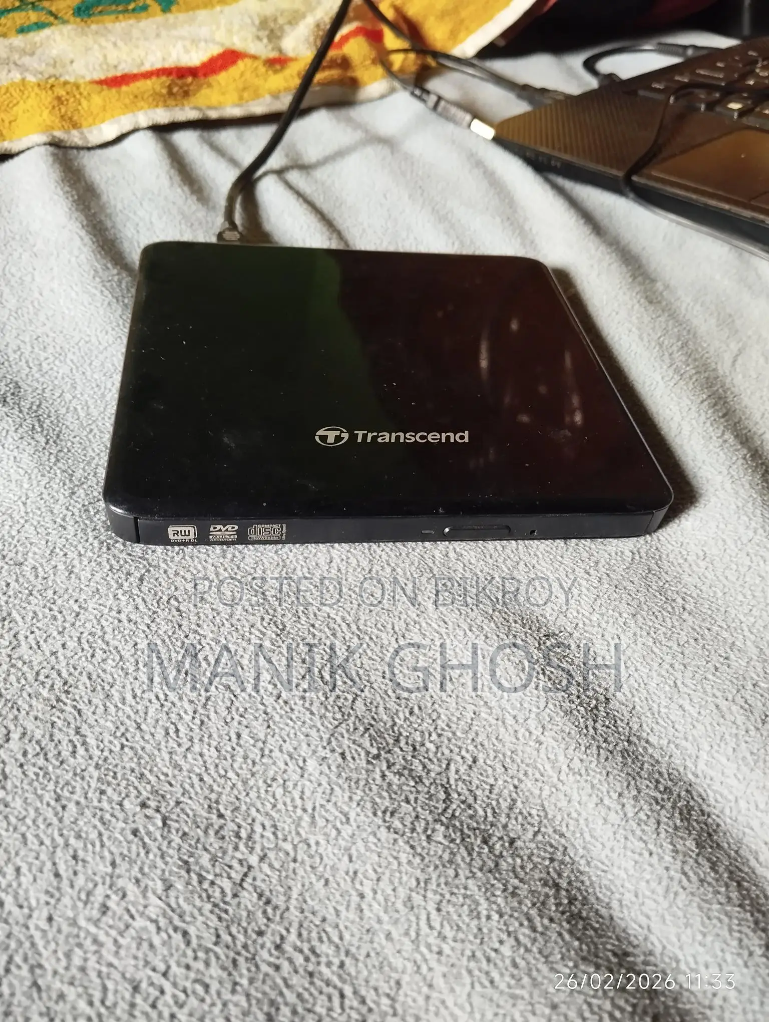 Toshiba Portable DVD Writer